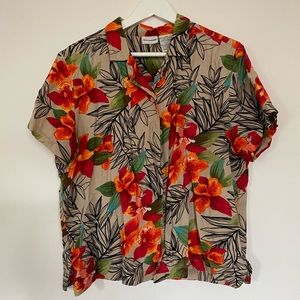 Tropical Vintage Crop Top